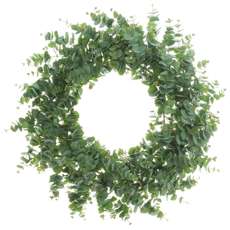 45"EUCALYPTUS WREATH GR