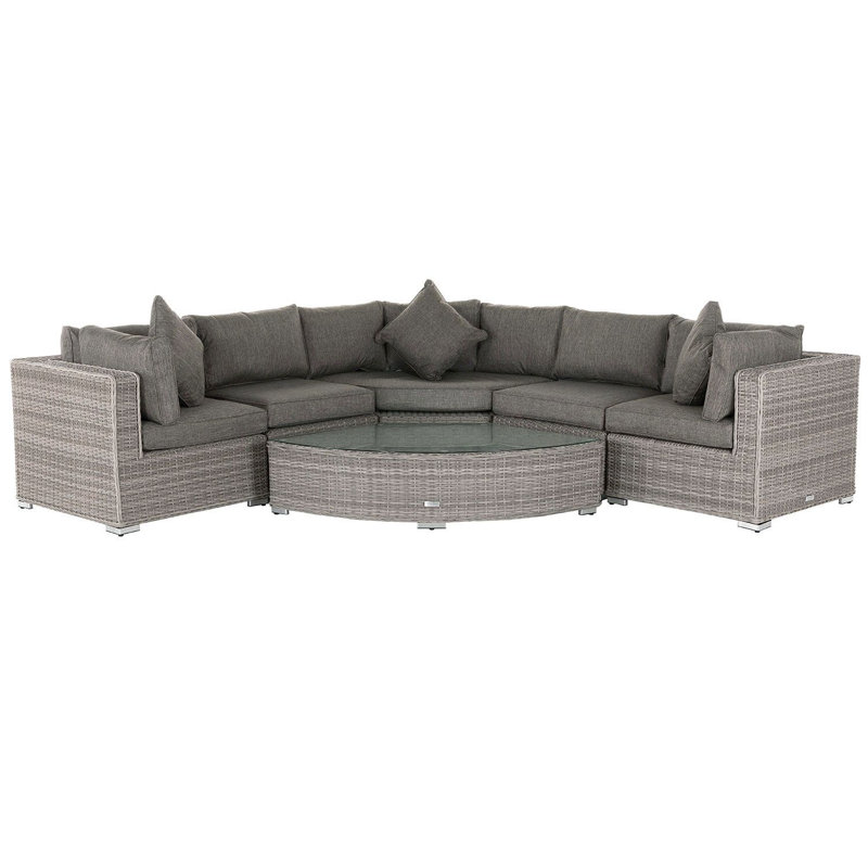 Feldman 5 Seater Rattan Sofa Set