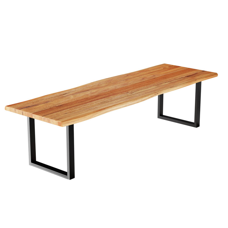 Table de salle à manger Georgy, L 40 po x L 120 po, Brun