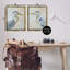 Ensemble de 2 toiles flottantes encadrées Heron Birds Gazing-1057377902-1057377937