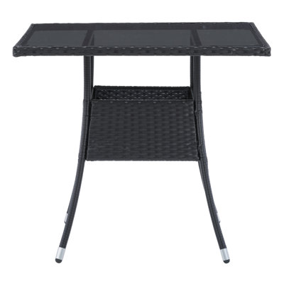 Loizzo Square Metal Outdoor Dining Table , 31.5'' in. W 31.5'' in. D