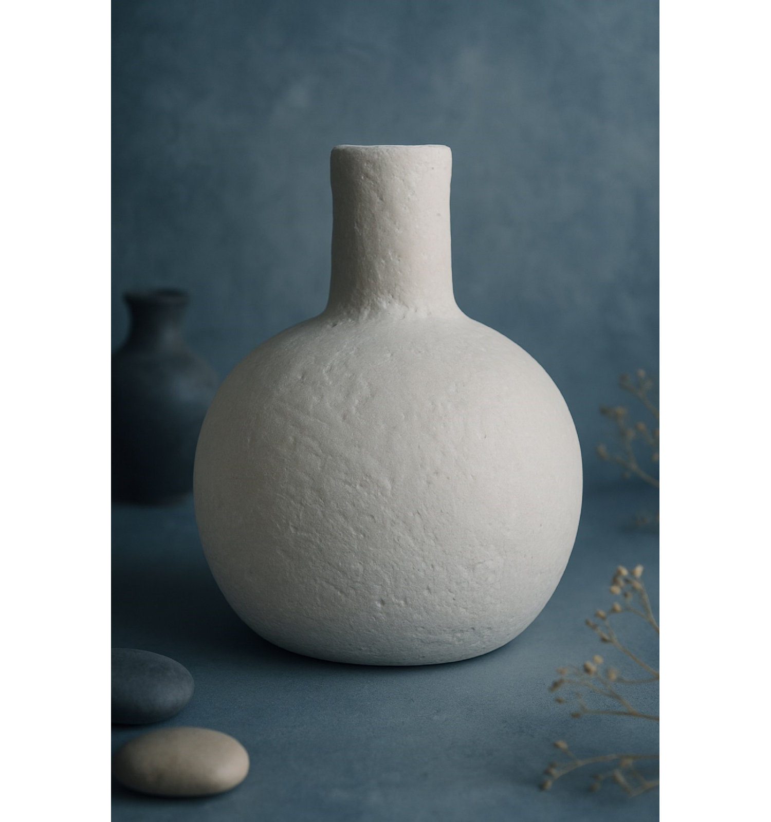 10.63'' Terracotta Table Vase