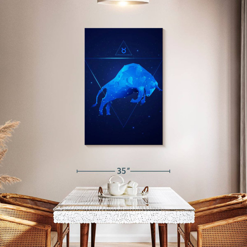 Adella Geometric Taurus, 45" H x 30" W