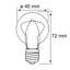 4.8W E27 LED Globe Light Bulb Silver