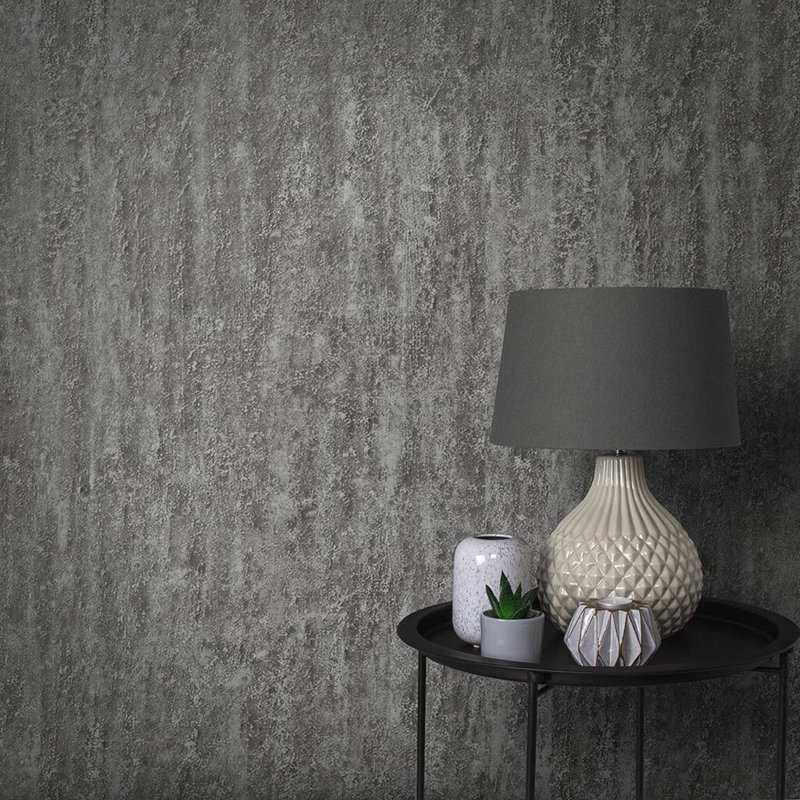 Orbit Wallpaper Double Roll, Deep Silver