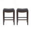 Ensemble de 2 tabourets de comptoir cloutés Retro Elegance-1773541021