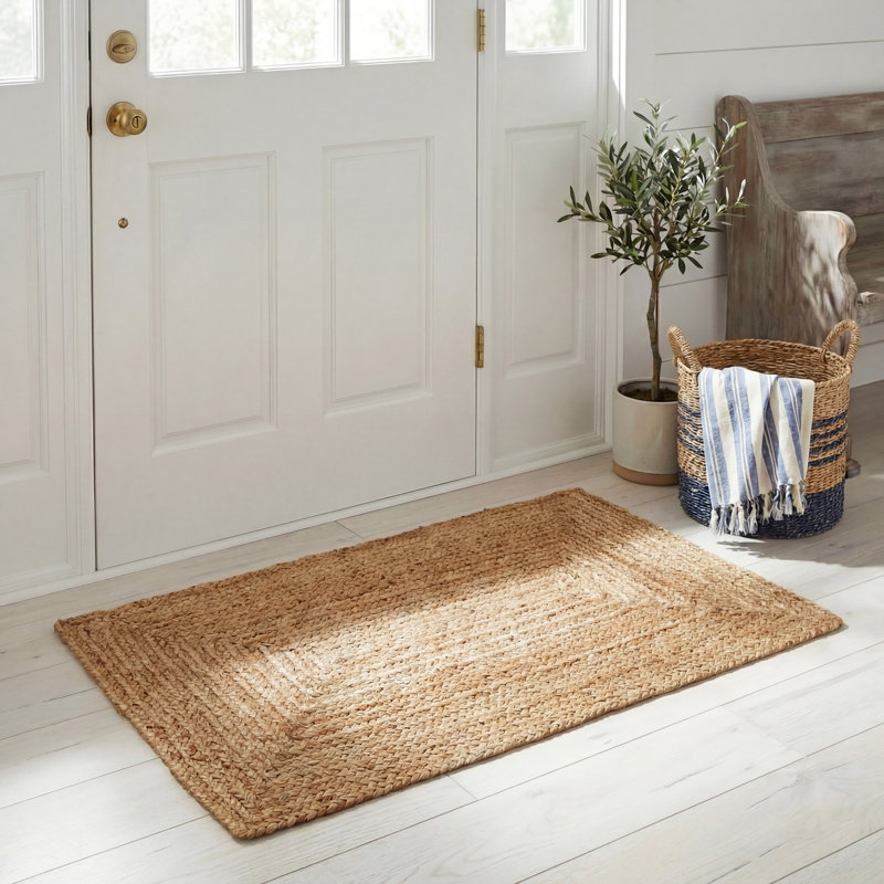 Arria Hand Woven Jute Rug, Rectangle 2'3" x 4'