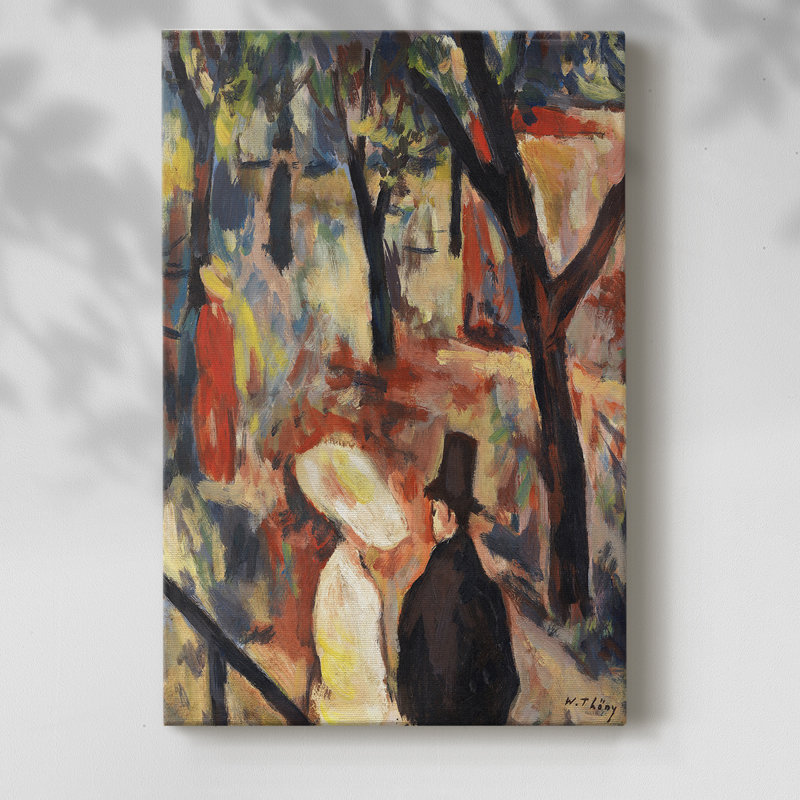 Imprimé floral rétro LVII - galerie Cavas, H 12 po x l 8 po