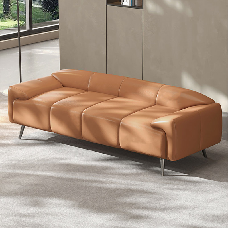 Banc avec revêtement, H 25,59 po x l 59,06 po x P 19,69 po, Orange