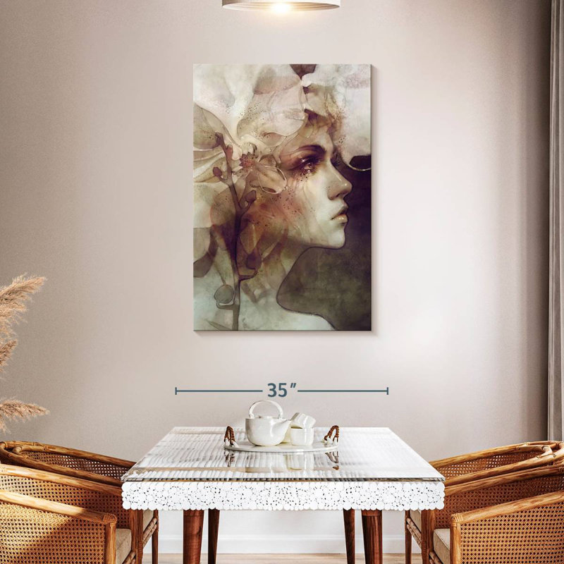 Leisha Lady Petal, 45" H x 30" W