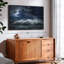 Plage «Seascape Lightning Storm Wall Art»-101779305