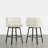 Modern Upholstered Swivel Counter Stool-417195583