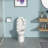 Dual Flush Ceramic Toilet - Powerful Flushing, Keeps Clean And Fresh Soft Closing Seat, Prevents Loud Noises