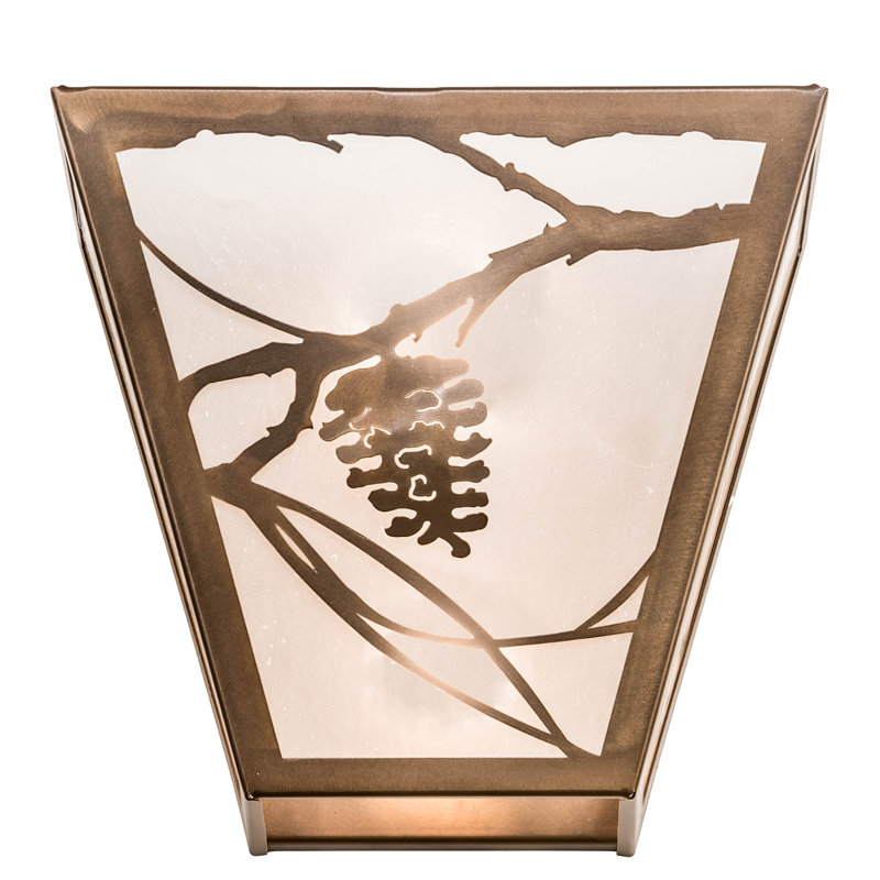2 - Light Flush Mounted Sconce
