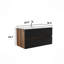 Meuble-lavabo mural avec lavabo intégré en céramique avec trop-plein, grand meuble-lavabo flottant de rangement pour salle de bain moderne, pré-assemblé-115688496-115688498