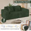 2 Seater Corduroy Loveseat-826838208
