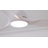 Lakenzie 52" 3-ABS Blade Modern Ceiling Fan with LED Lights and Remote Control, White-50820411-40651174