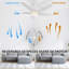 Ventilateur de plafond intelligent 48 pouces avec lumière