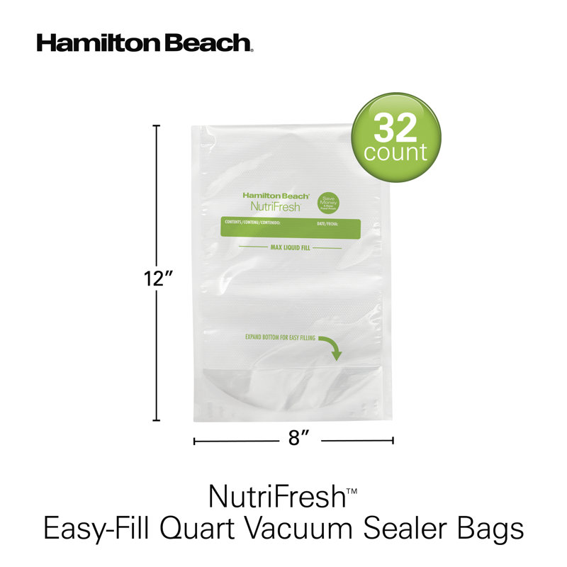 Sacs sous vide Hamilton Beach Nutrifresh