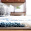 Tapis bleu / ivoire à poils longs Evant 656 Evant-1344787916