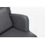 Chaise berçante, fauteuil oscillant, fauteuil d'appoint avec coussin lombaire et repose-pieds