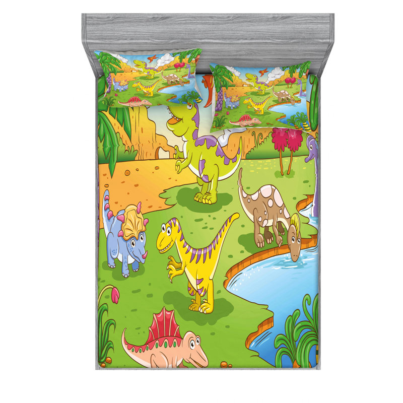 Microfiber Sheet Set, Queen Sheet Set with Fitted Sheet