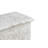 Geometric Carved Solid Wood Storage Ottoman-331449314