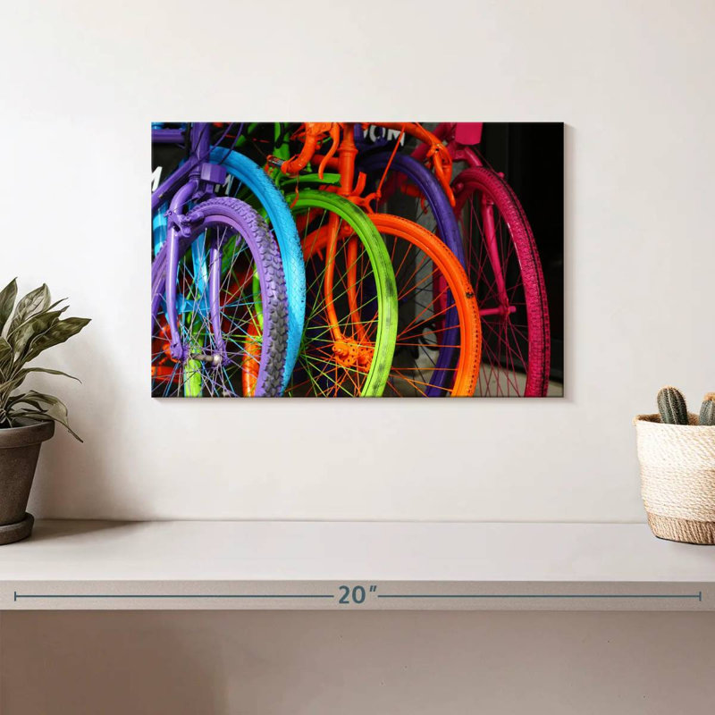 Mehar Bicycle Colors, 8" H x 12" W