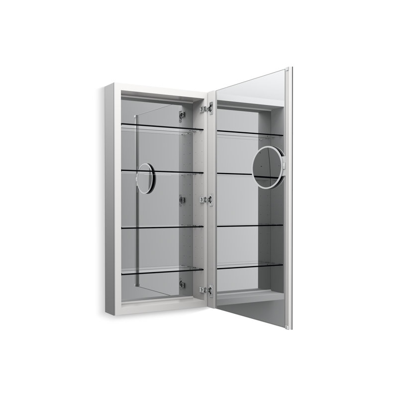 Verdera 20 In. X 40 In. Rectangular Framed Medicine Cabinet, 40" H x 20" W x 4.75" D