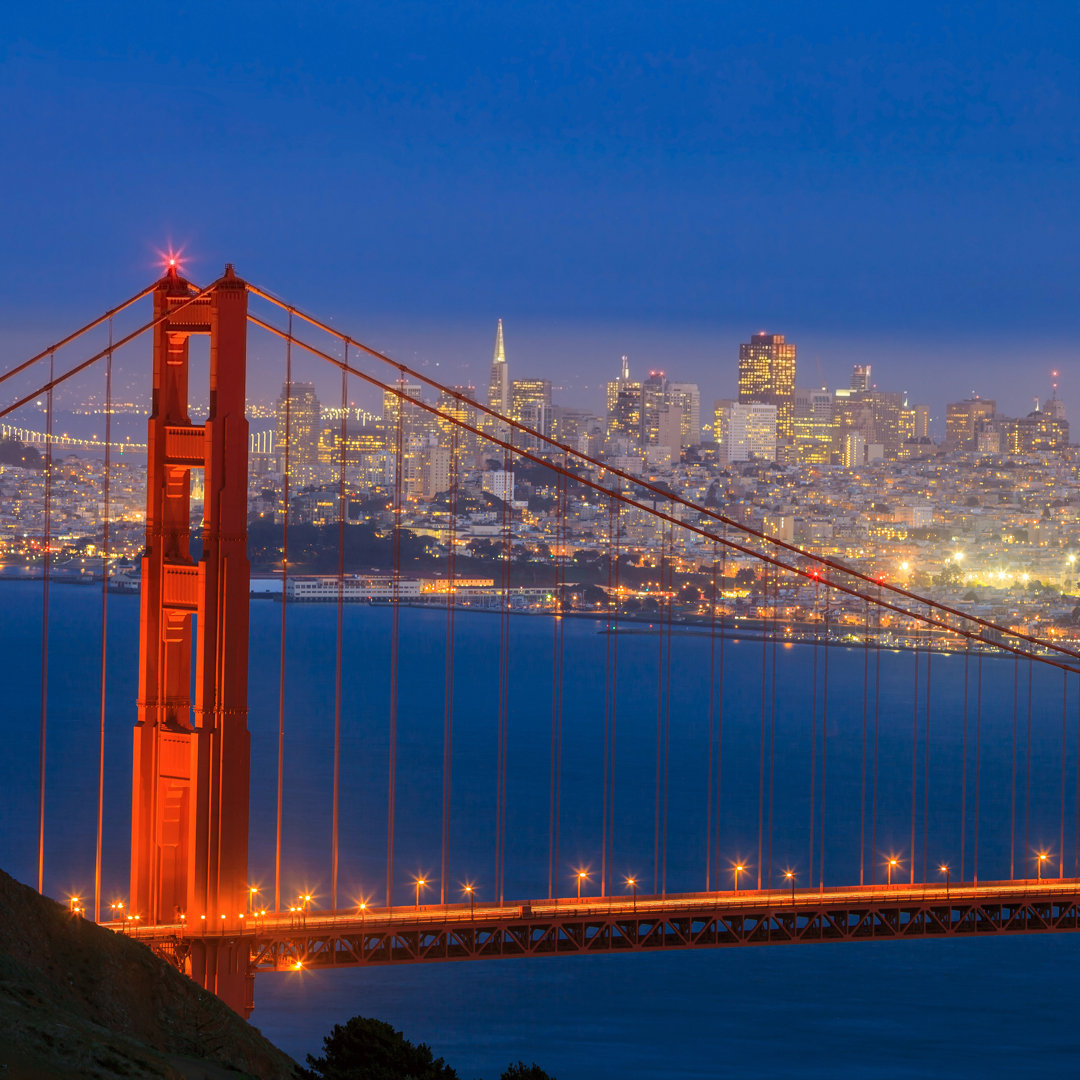 Stennett Golden Gate Bridge - Wrapped Canvas Photograph