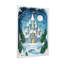 Ensemble de 3 impressions sur toile, flocons de neige, arbres de lune-1605272443