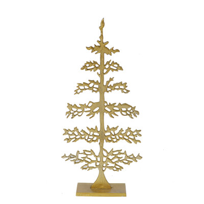 Christmas Tree, Gold - Med