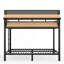 Lit superposé simple TG au-dessus de simple TG avec tablettes de rangement, panneau perforé, ports USB et lumières DEL-1663217280