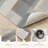 Geometric Stripes Non-Slip Washable Kitchen Mats