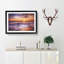 Sunset upon the Beach in Denmark in Abstract - Picture Frame Graphic Art Print-55724566-55724565