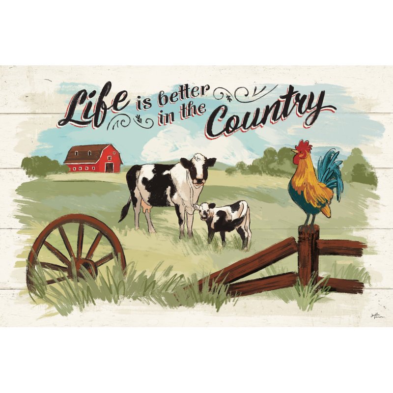 " Farm Life I ", 8" H x 12" W