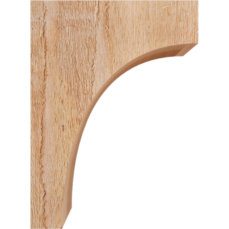 Huntington Corbel, H 16 po x l 4 po x P 12 po, Sciage brut, Cèdre rouge