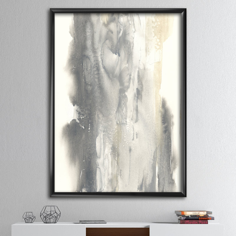 «Gold Glamour Direction II», reproduction sur toile encadrée, H 40 po x l 30 po x P 1,5 po, Cadre noir