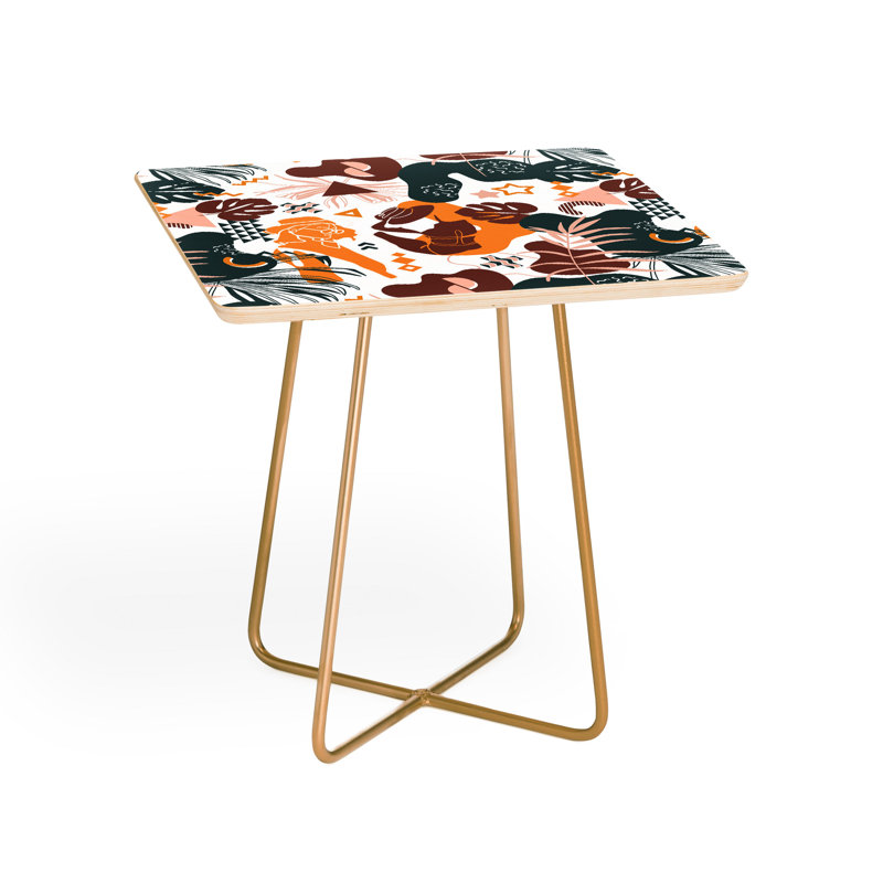 Table de bout à pieds croisés