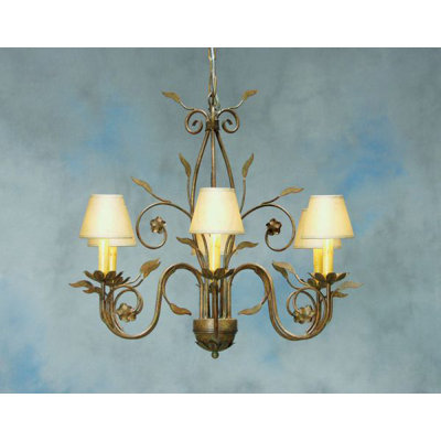 Lustre classique / traditionnel à 6 lumières Bordeaux