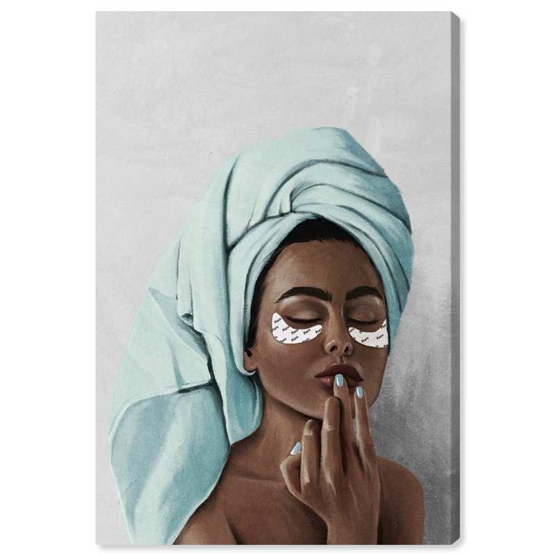 Bathtime Pampering - Impression sur toile, Toile tendue, H 54 po x l 36 po