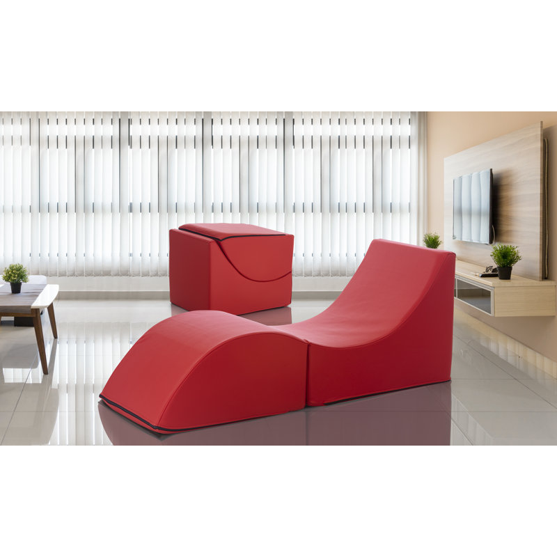 Catskill Chaise Lounge, Blue