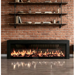 Household living room electric heating fireplace