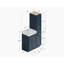 Meuble-lavabo simple 39 po Disar-119275922