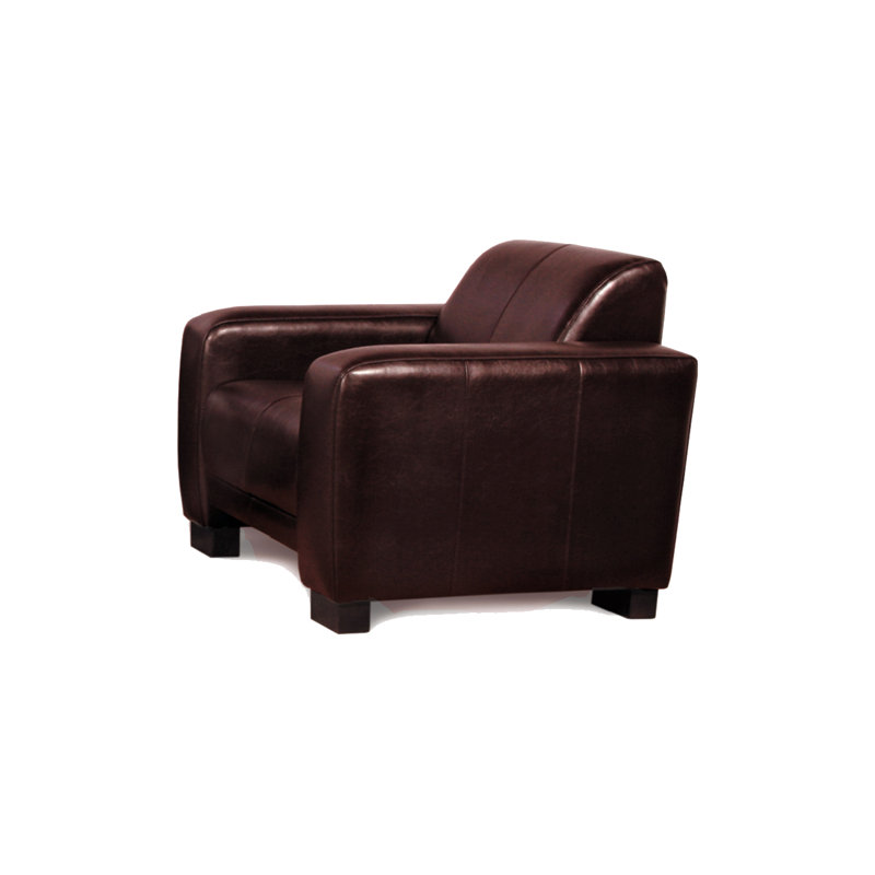 Modoc Upholstered Club Chair, Brown