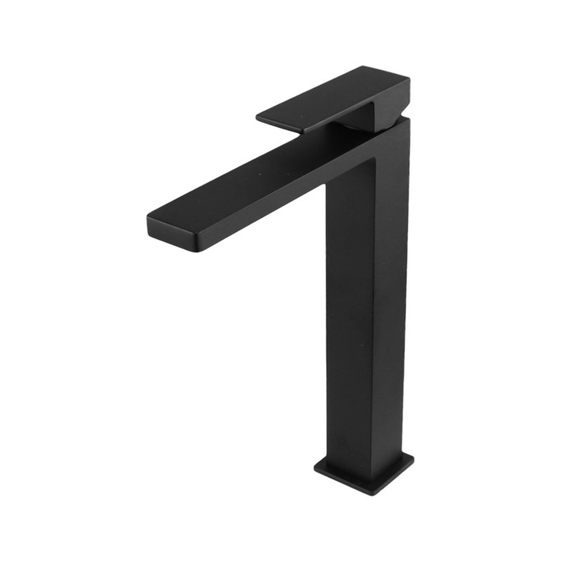 Robinet de lavabo vasque avec bonde Madison, Noir mat