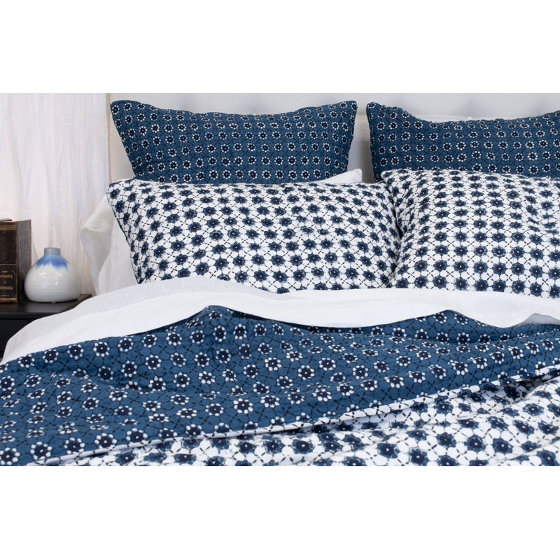 LUNA SHAM, INDIGO, Standard, King Sham