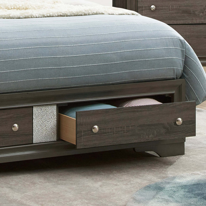 Madrid Bed, Gray