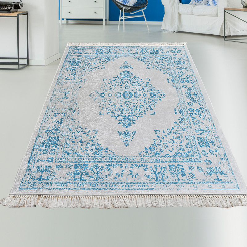High-Quality Area Rug, 5.2 x 7.5 Feet, 100% Polyester, 0.16 in Pile Height | Antibacterial, Non-Slip Underside, Machine Washable | Perfect for Living Room, Bedroom, and Dining Areas, Durable and Stylish Design