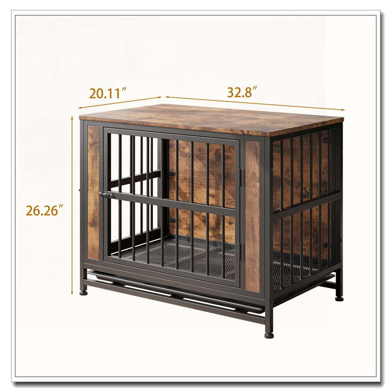 Niche pour animaux de compagnie, 26,26 po H x 22,11 po L x 32,8 po P